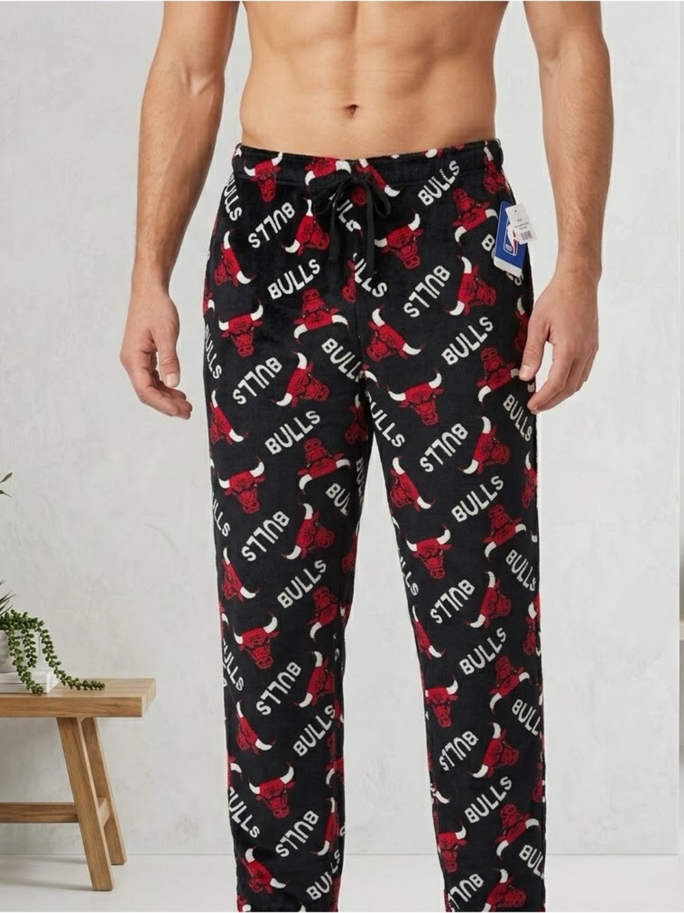 NBA Chicago Bulls Men’s Lounge Sleep Pajama Pants Size Large Brand New With Tags